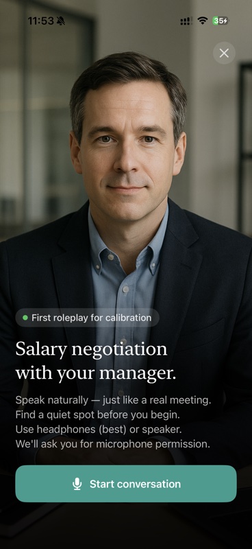 Counteroffer roleplay ready screen